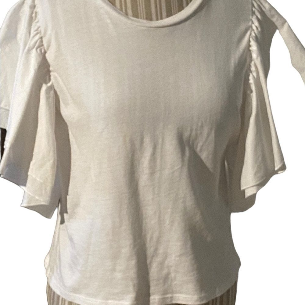 Zara size large white too great look excellent condition see pics